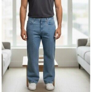 NWT Basic Addition Rugged Wear Blue Jeans Flex Denim Stretch